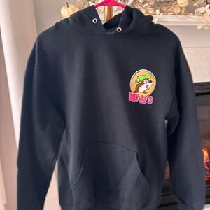 Bucee's Graphic Hoodie Black Long Sleeve Hooded Sweatshirt Adult Size